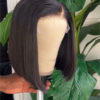 10 inches bonestraight 5by5 closure wig