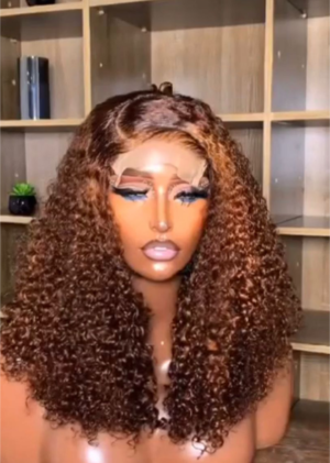 16 inches piano pixie 5by5 closure wig
