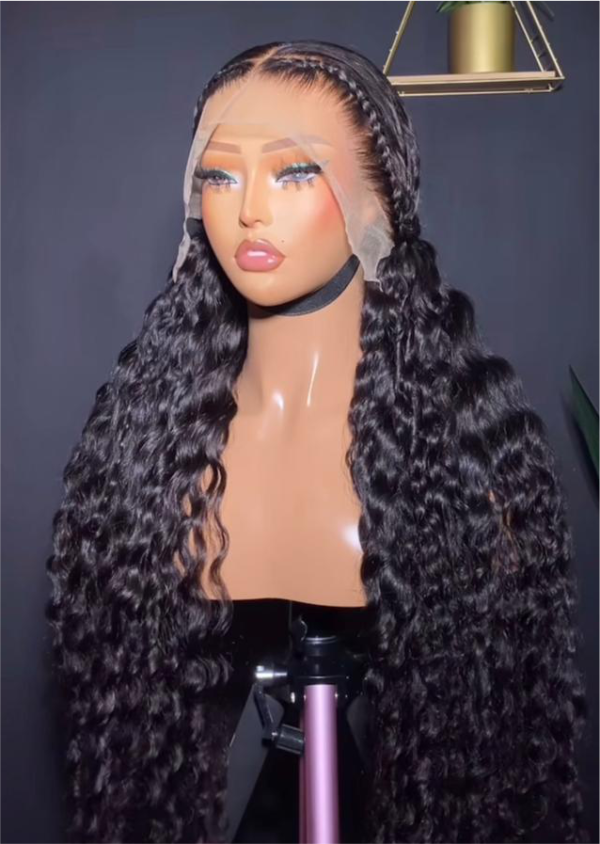 28 & 30 inches raw deepwave full frontal / closure wig