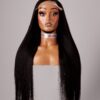 26 inches bonestraight 5by5 closure wig