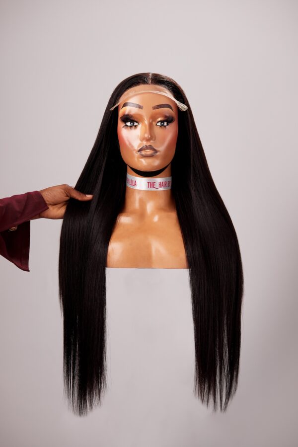 26 inches bonestraight 5by5 closure wig