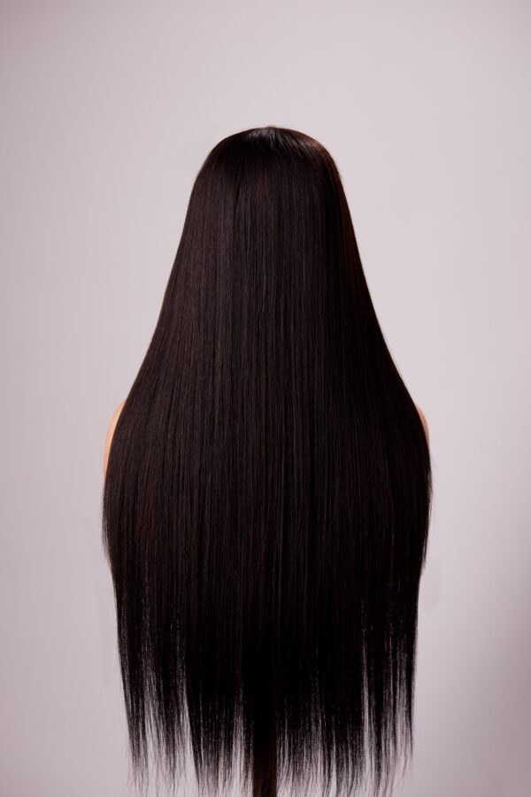 26 inches bonestraight 5by5 closure wig