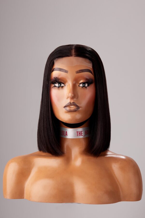 10 inches bonestraight 2by4 closure wig