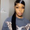 Frontal and ponytail combo