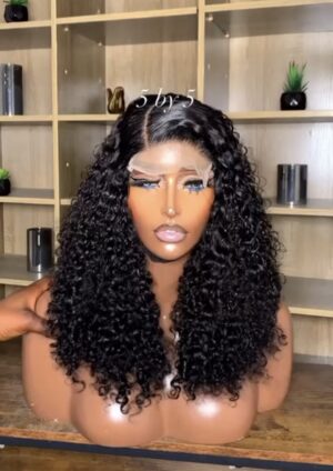 Sdd pixie curl 5by5 / full frontal wig ( 16,18, 20, 22, 24 inches)
