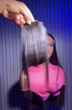 Bonestraight fringe clip