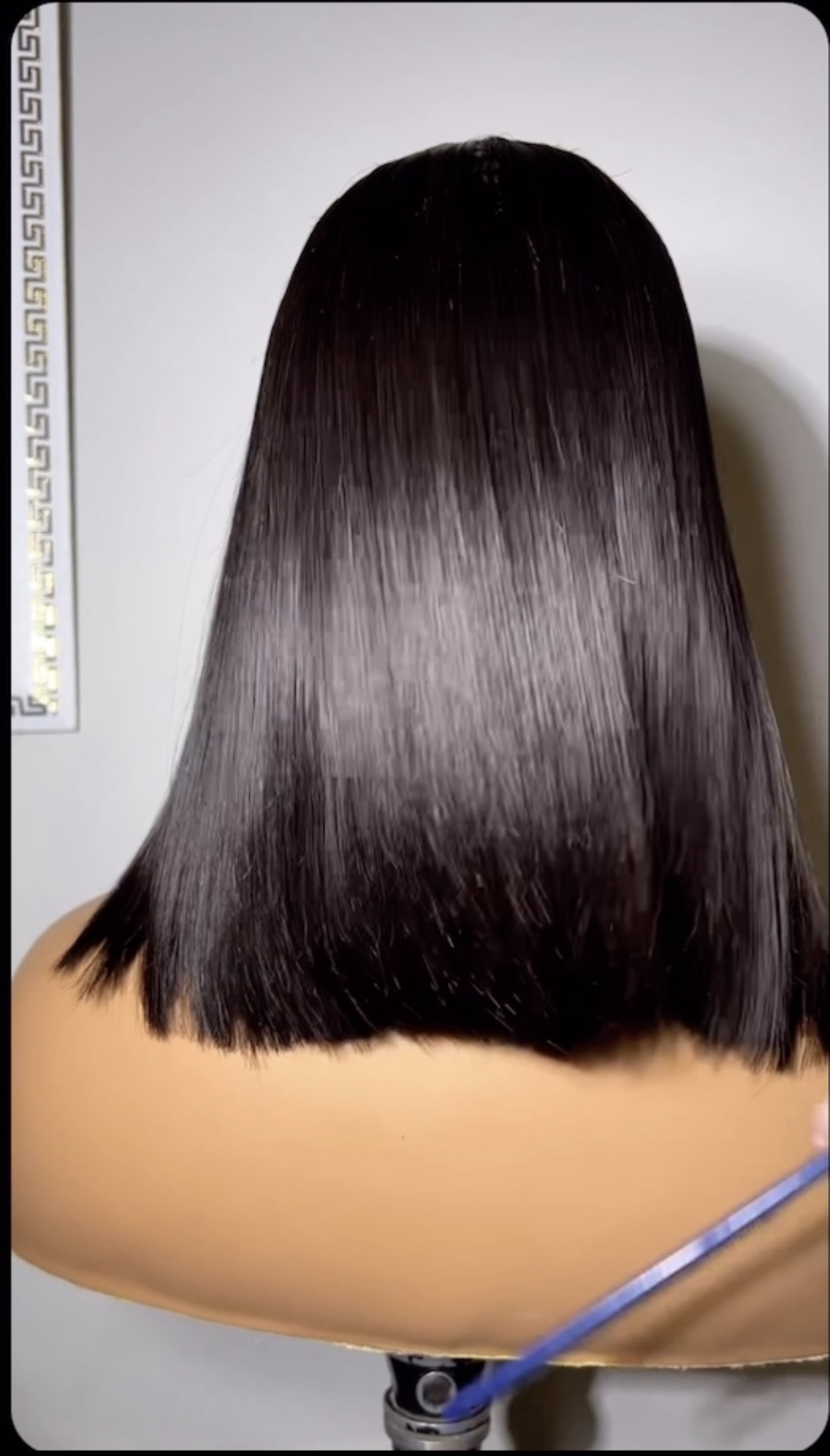12 inches Sdd human hair 4by4 closure wig