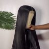 20 inches bonestraight closure wig