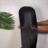 22 inches bonestraight closure wig