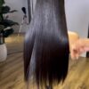 26 inches bonestraight closure wig