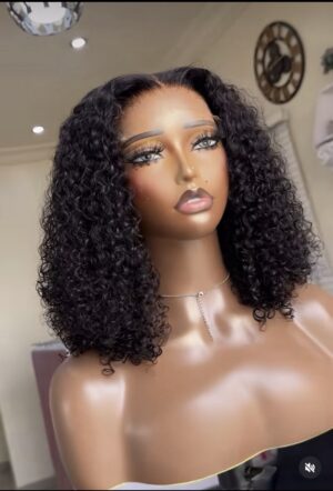 sdd factory pixie curl 5by5 closure wig ( 16, 18, 20 inches)