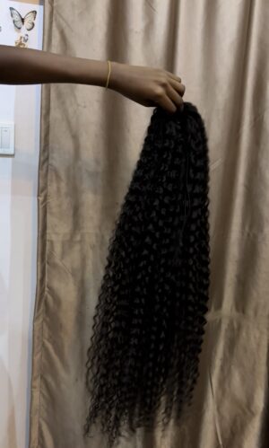 26 inches curly ponytail