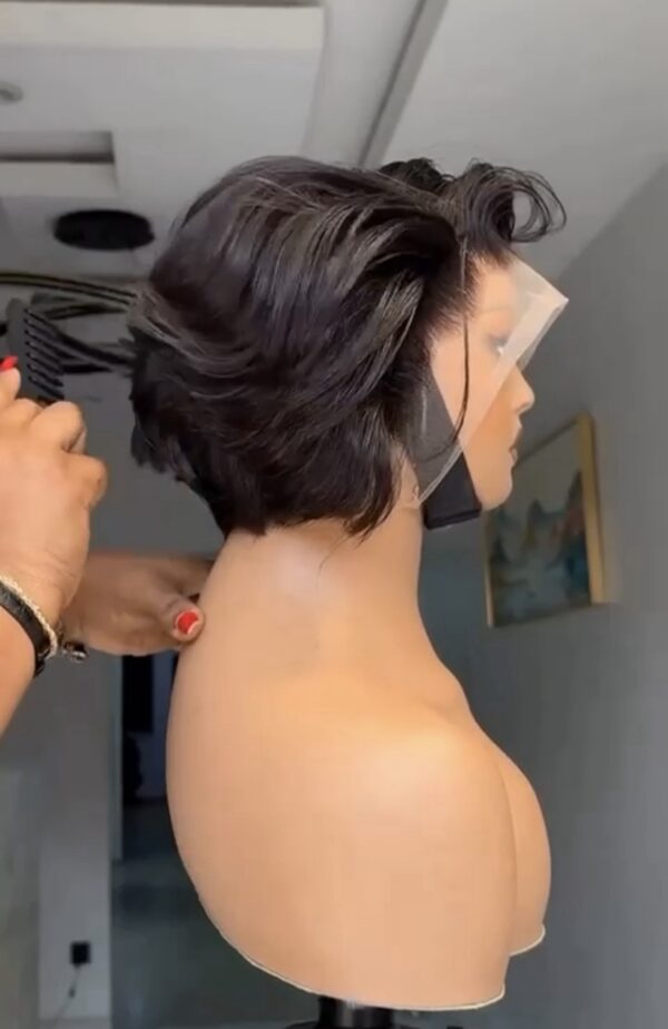 Full frontal layered bob