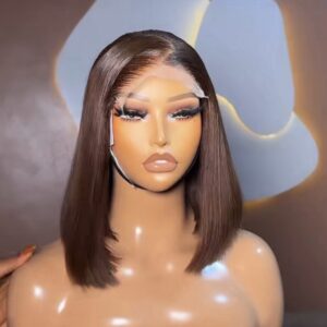 10 inches Sdd brown human hair